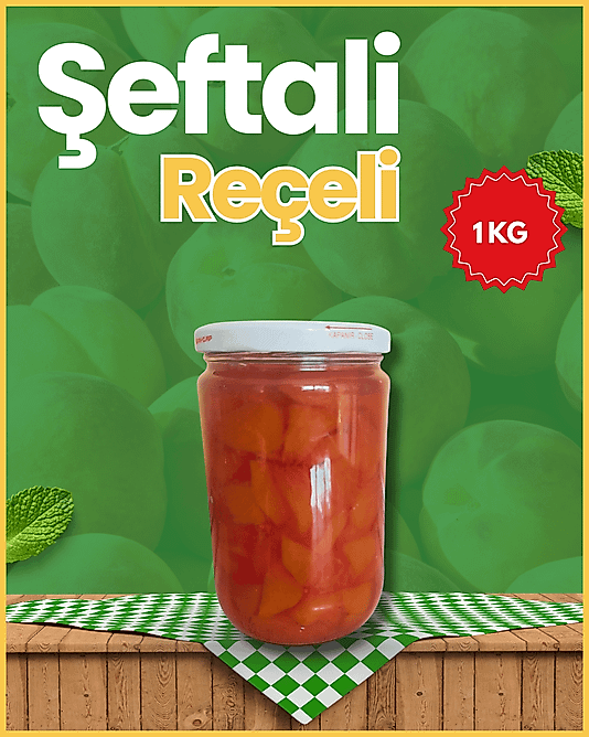 Şeftali Reçeli 1000gr