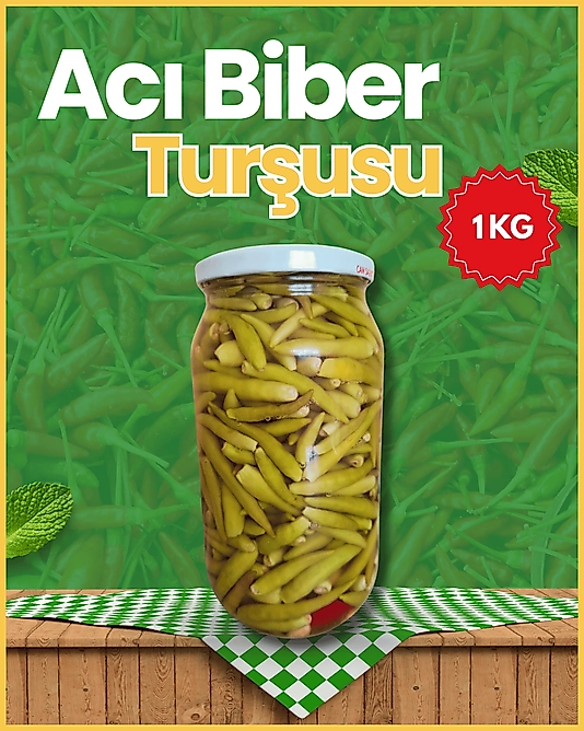 Aci Biber Turşusu  1000gr gr