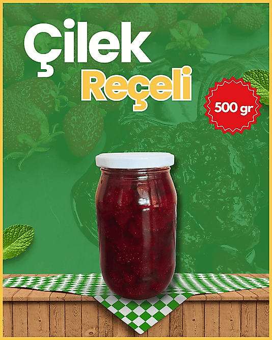 Çilek Reçeli 500 gr