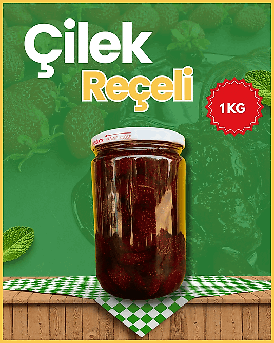 Çilek Reçeli (1000 gr)